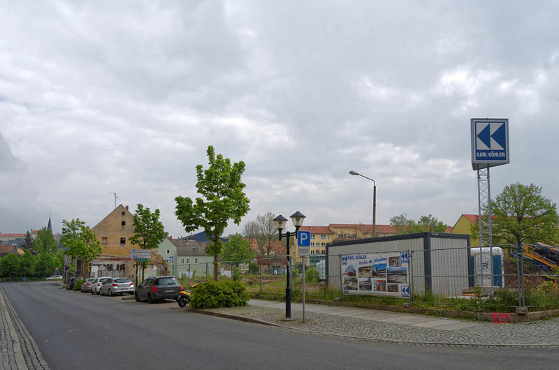 Scheunenhofareal, längs der Bahnhofstraße