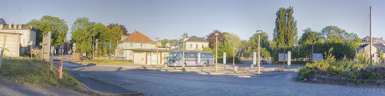 Busbahnhof
                  kurz vor dem Umbau
