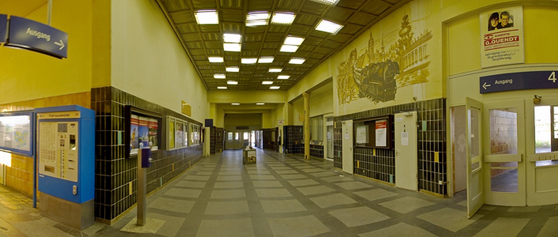 Bahnhofshalle in Pirna