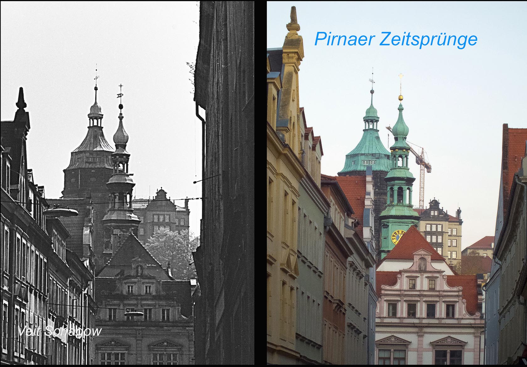 Vergleichsfoto Schmiedestraße Pirna